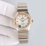 TW Factory Omega Constellation 28mm Quartz Movement Diamond Bezel Two-tone Strap Women Watch